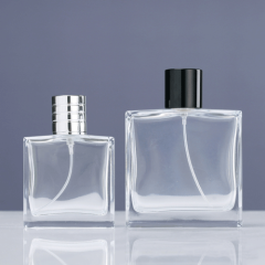 50ml 100ml Rectangle Spray Glass Perfume Bottle