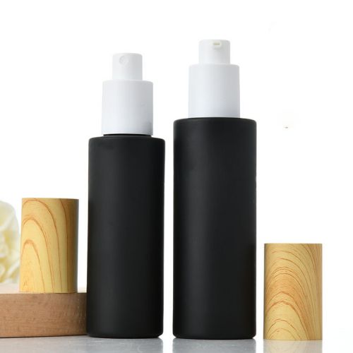 20ml 30ml 40ml 50ml 60ml 100ml Black Matte Lotion Glass Bottle