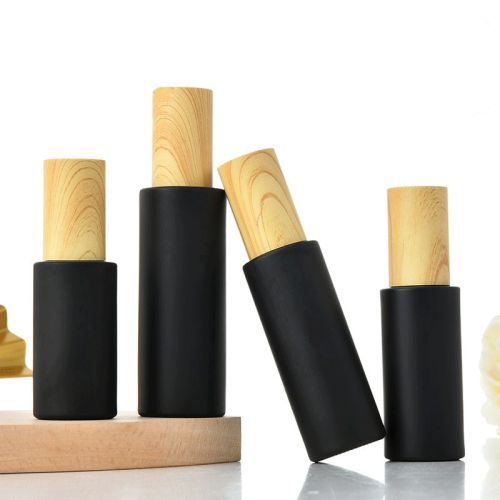 20ml 30ml 40ml 50ml 60ml 100ml Black Matte Lotion Glass Bottle