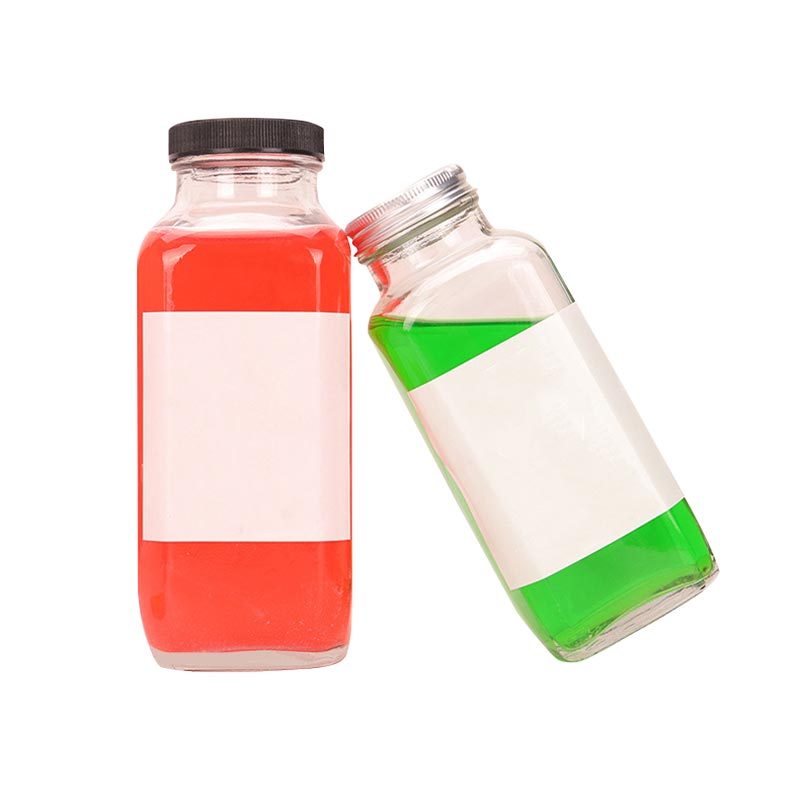 250ml 350ml 500ml Coffee Transparent Clear Beverage Milk Juice Bottle