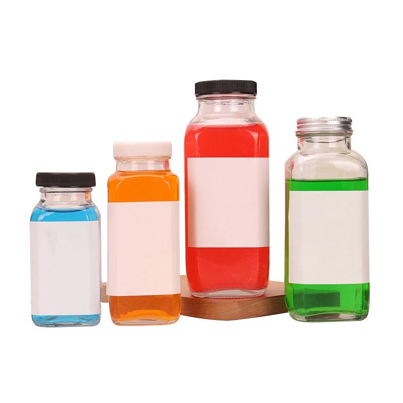 250ml 350ml 500ml Coffee Transparent Clear Beverage Milk Juice Bottle