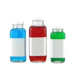 250ml 350ml 500ml Coffee Transparent Clear Beverage Milk Juice Bottle