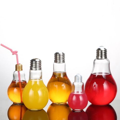150ml Bulb Shape Beverage Bottle with Screw Cap