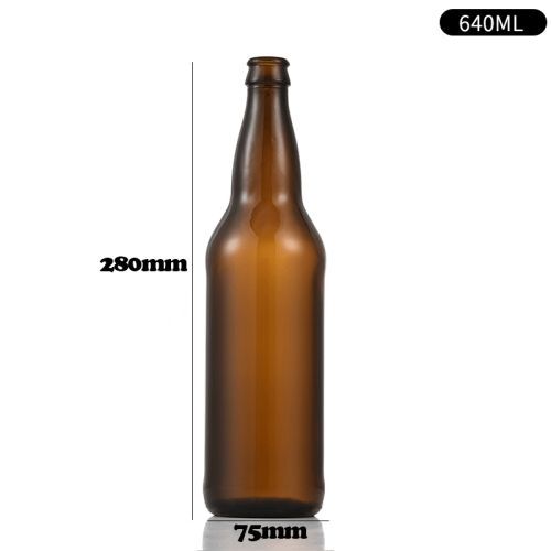 330ml 500ml 640ml 1000ml Commercial Custom Amber Empty Beer Glass Bottle