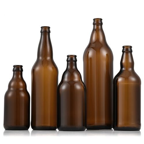 330ml 500ml 640ml 1000ml Commercial Custom Amber Empty Beer Glass Bottle