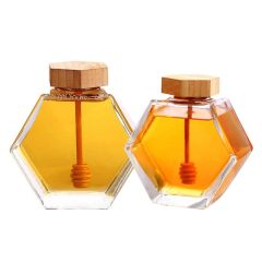 100ml 220ml 380ml Custom Empty Glass Honey Glass Jar