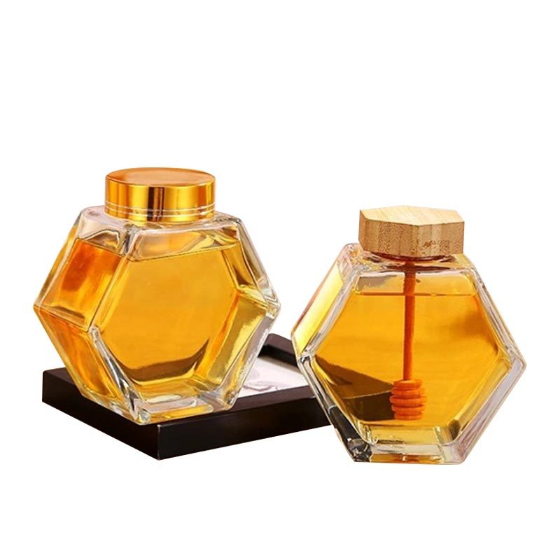 100ml 220ml 380ml Custom Empty Glass Honey Glass Jar