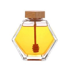 100ml 220ml 380ml Custom Empty Glass Honey Glass Jar