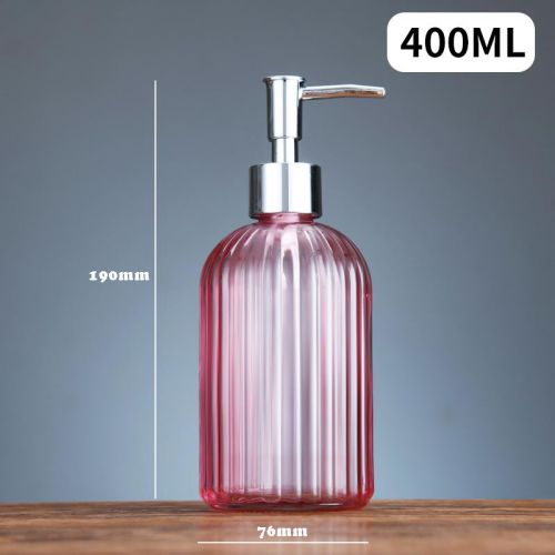 400ml Hand Sanitizer Shampoo Glass Bottle