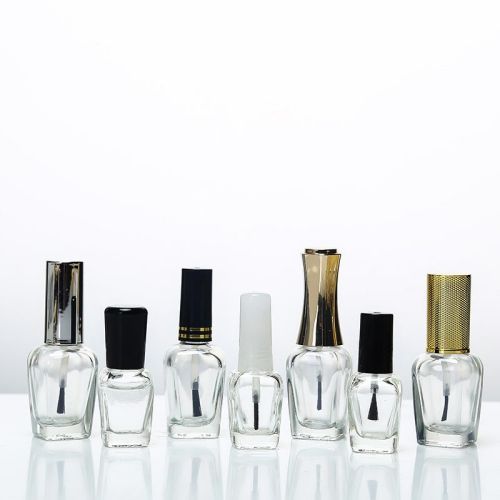 7ml 15ml Square Customized Clear Nail Polish Glass Bottle