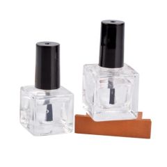 8ml 10ml Square Customized Clear Nail Polish Glass Bottle