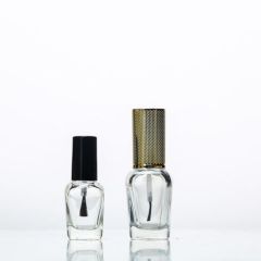 7ml 15ml Square Customized Clear Nail Polish Glass Bottle
