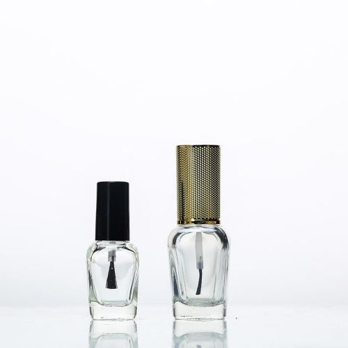 7ml 15ml Square Customized Clear Nail Polish Glass Bottle