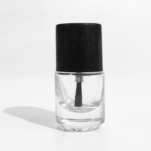 5ml Round Customized Clear Nail Polish Glass Bottle