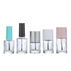 5ml Round Customized Clear Nail Polish Glass Bottle