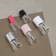 5ml Round Customized Clear Nail Polish Glass Bottle