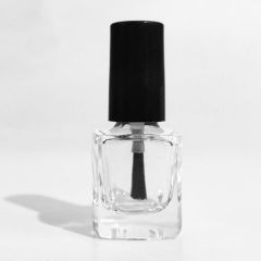 5ml Square Customized Clear Nail Polish Glass Bottle