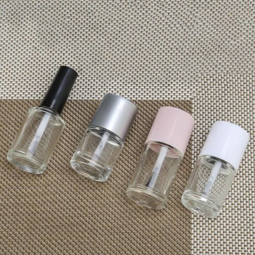 5ml Round Customized Clear Nail Polish Glass Bottle