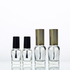 7ml 15ml Square Customized Clear Nail Polish Glass Bottle