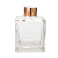 50ml 100ml 150ml 200ml 280ml Square Customized Glass Aroma Reed Diffuser Bottle