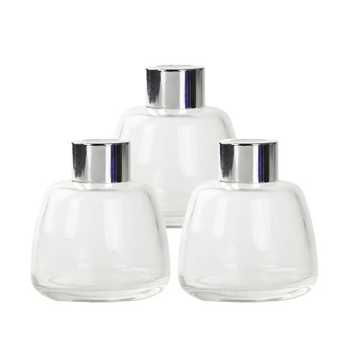 100ml 200ml Round Customized Various Color Clear Glass Aromareed Diffuser Bottle