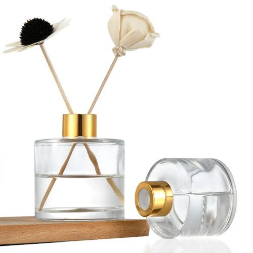 50ml 95ml 130ml 150ml 175ml 220ml Round Customized Clear Glass Aromareed Diffuser Bottle