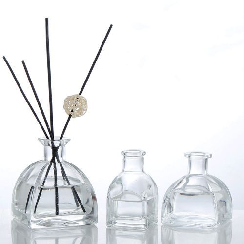 50ml 100ml 150ml 250ml Customized Clear Glass Aroma Reed Diffuser Bottle