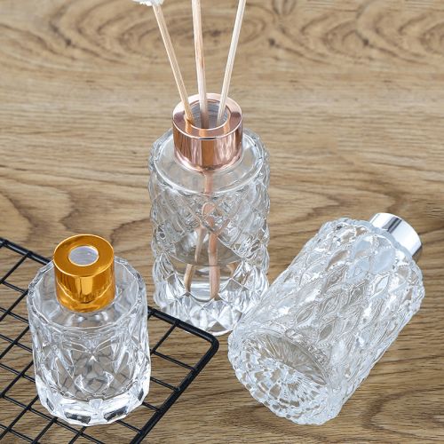 50ml 80ml 100ml 120ml 150ml Customized Car Glass Aroma Reed Diffuser Bottle