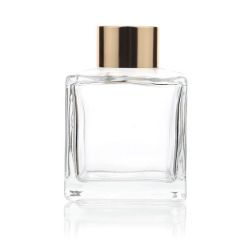 50ml 100ml 150ml 200ml 280ml Square Customized Glass Aroma Reed Diffuser Bottle