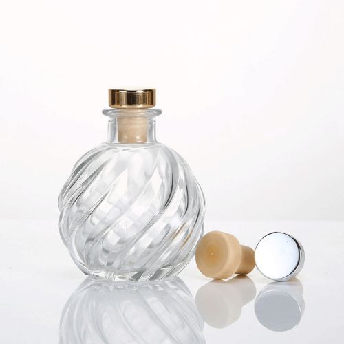 100ml 250ml Customized Car Glass Aroma Reed Diffuser Bottle
