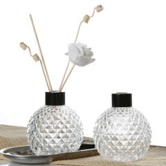 100ml 200ml Customized Car Glass Aroma Reed Diffuser Bottle