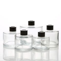 50ml 95ml 130ml 150ml 175ml 220ml Round Customized Clear Glass Aromareed Diffuser Bottle