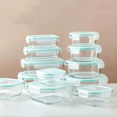 370ml 640ml 800ml 1040ml 1200ml Customized Glass Lunch Box