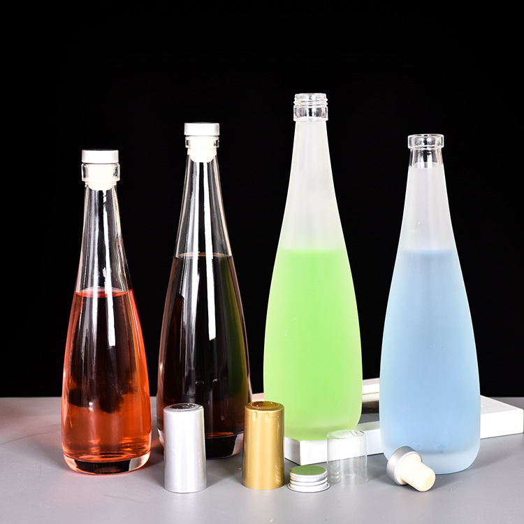 330ml 500ml Round Empty Whisky Brandy Rum Tequila Gin Vodka Liquor Wine Glass Bottle