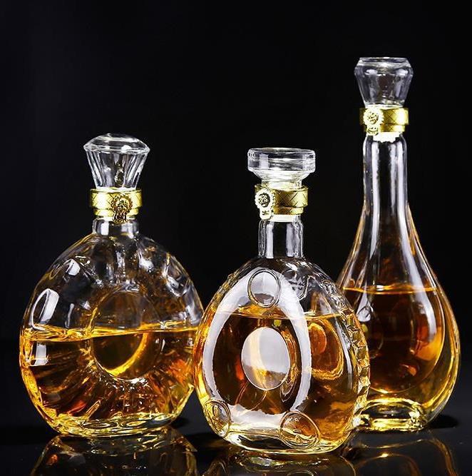 500ml 1000ml Empty Liquor Wine Glass Bottle for Whiskey Whisky Liquor