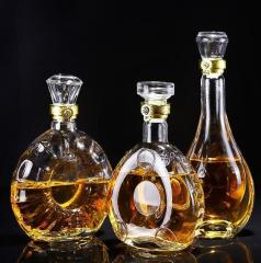 500ml 1000ml Empty Liquor Wine Glass Bottle for Whiskey Whisky Liquor