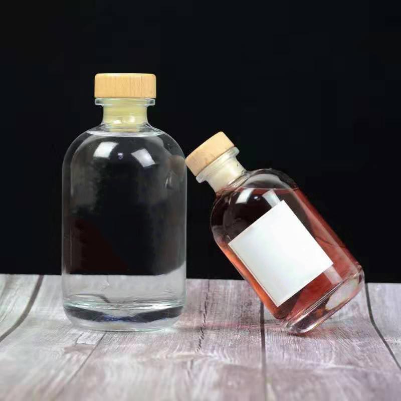 250ml 500ml Empty Clear Frost Liquor Glass Bottle for Whisky, Rum, Tequila, Vodka, Liquor, Wine