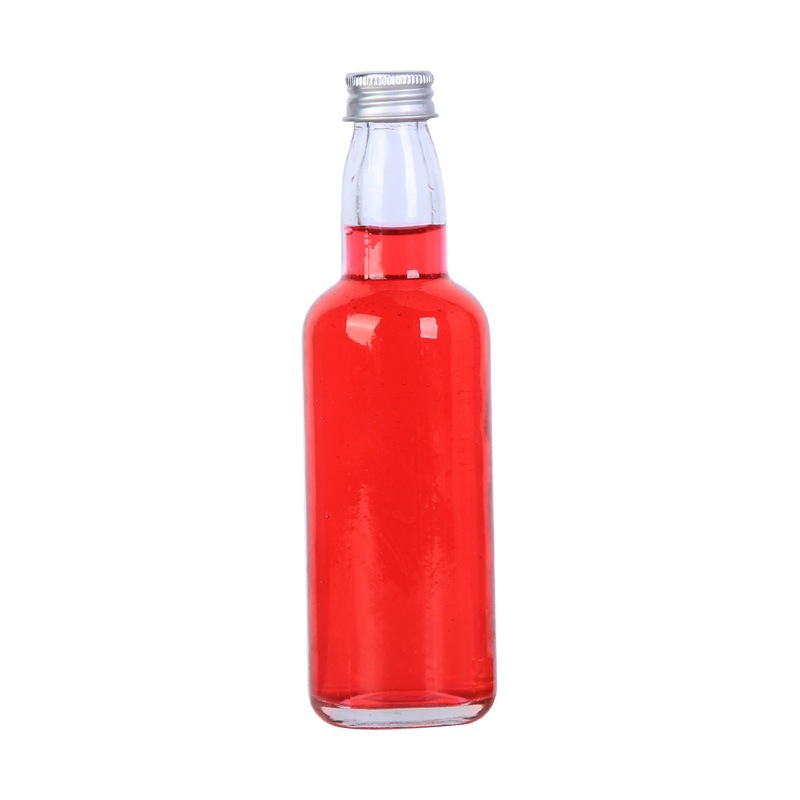 30ml 50ml 100ml Round Mini Small Empty Liquor Wine Glass Bottle for Whiskey