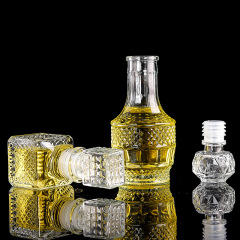 50ml 100ml 150ml Small Mini Empty Liquor Wine Glass Bottle for Whiskey Whisky Liquor
