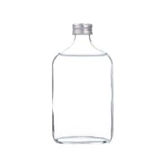 50ml 100ml 200ml 250ml 350ml 500ml Flat Empty Clear Liquor Wine Glass Bottle for Vodka liquor wine