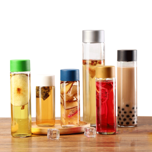 250ml 300ml 350ml 400ml 500ml 800ml Round Empty Water Beverage Glass Bottle