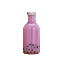250ml 350ml 500ml Round Empty Juice Milk Beverage Glass Bottle