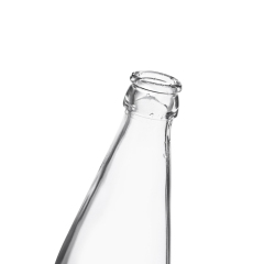 Glass wine bottle