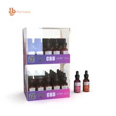 CBD Oil bottle display