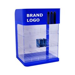 Suporte de exibição descartável de vapor com logotipo e cor personalizados