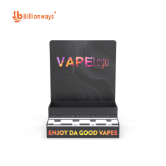 Support de vape de comptoir en acrylique avec taille et graphique personnalisés