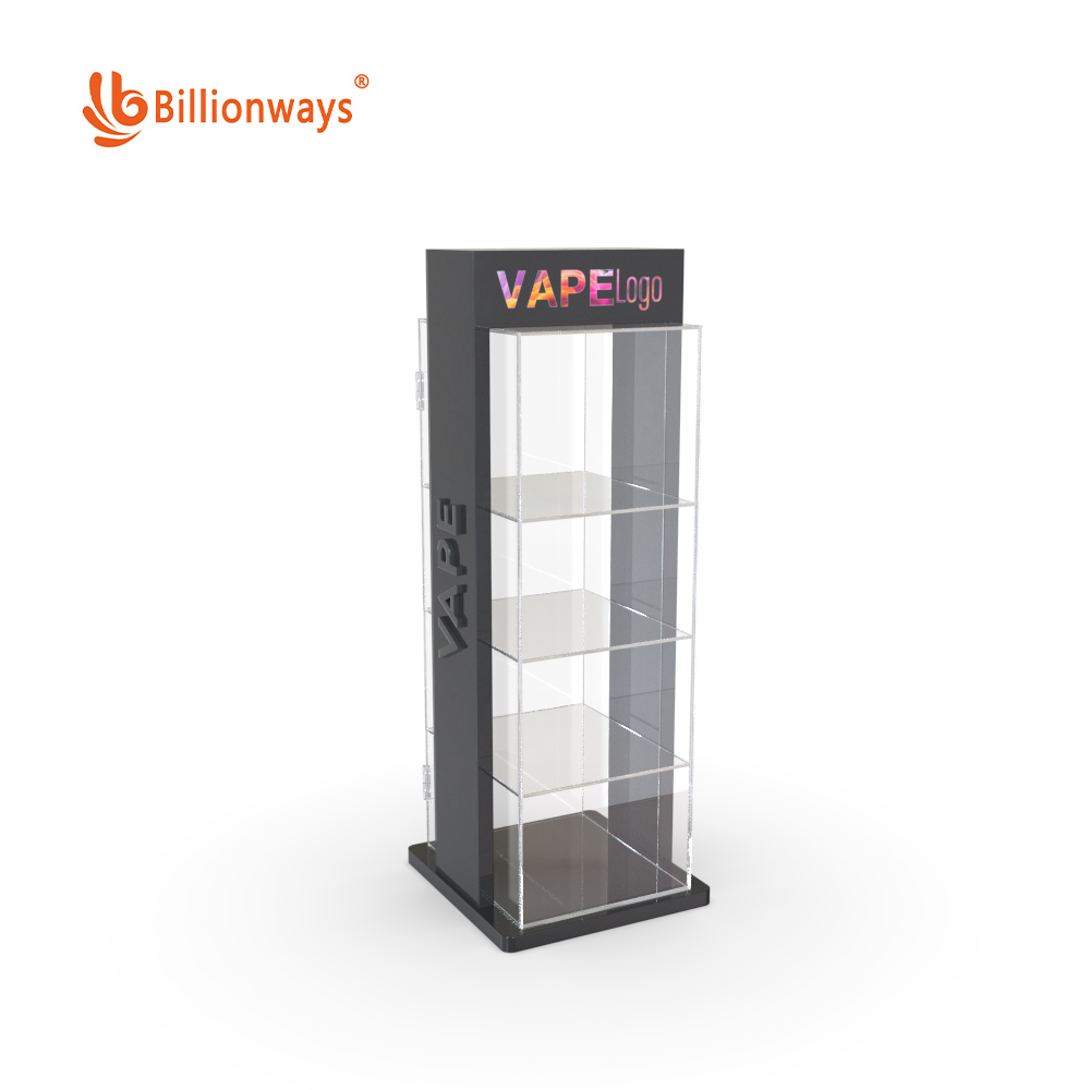 Vitrine acrylique pour cigarette électronique, vitrine pour cigarettes électriques