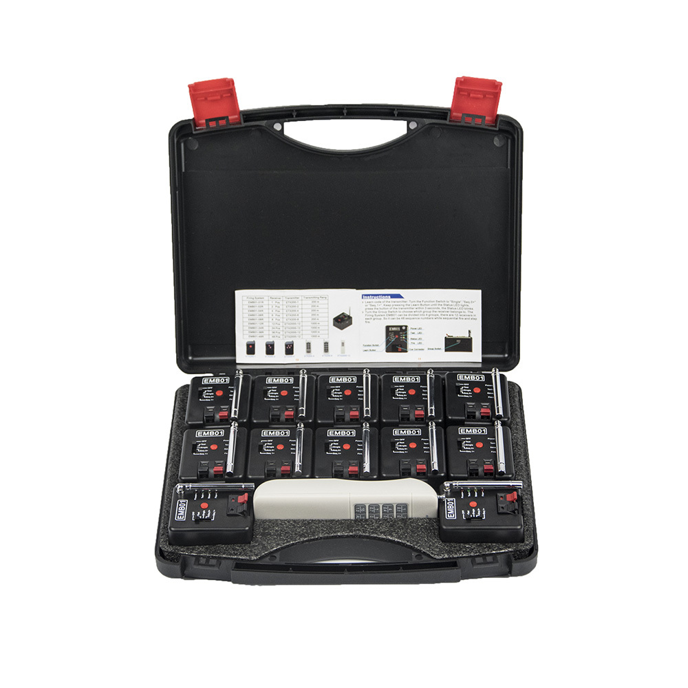 12 Cue Fireworks Firing System EMB01-12R