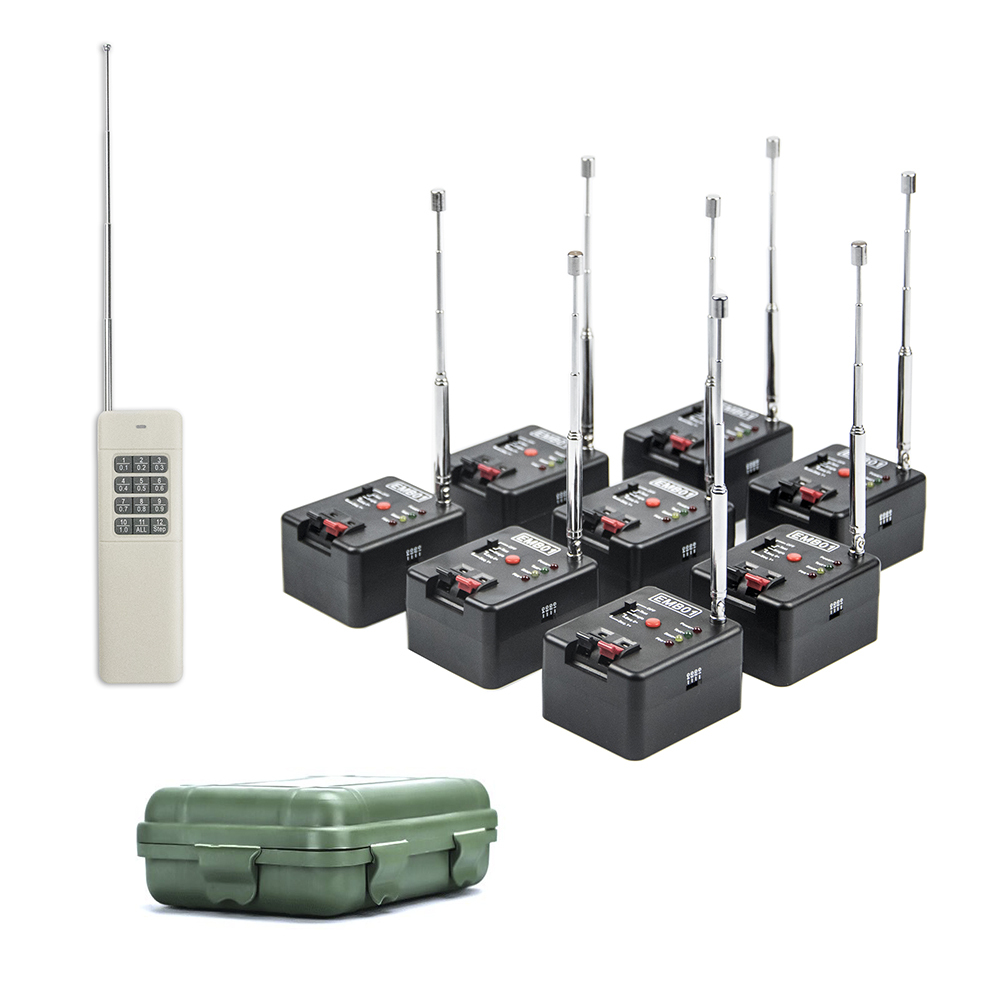 1000M Remote Range 8 Cue Fireworks Firing System EMB01-08R