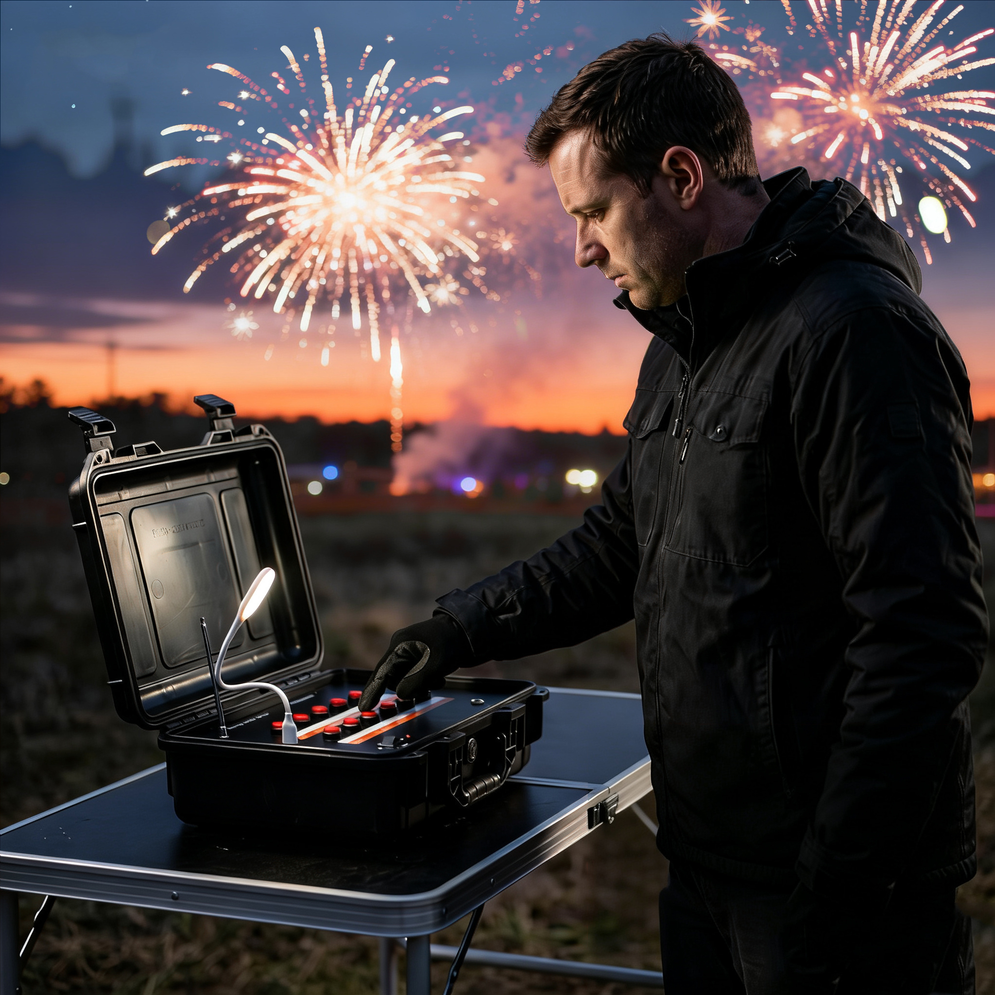 Remote Control Console ETX2000-12CX of Fireworks Firing System